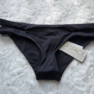 L*Space Black Bikini Bottom Women's Small Swimwear by Revolve NWOT